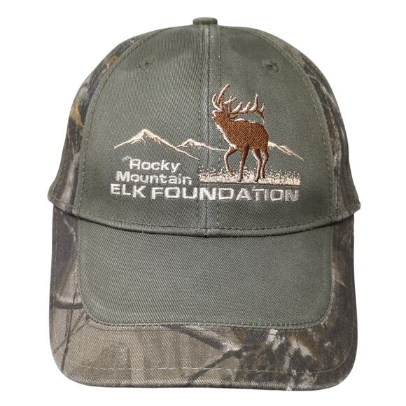 Rocky Mountain Elk Foundation Slideback Baseball Cap Multi One Size Embroidered - Picture 1 of 10